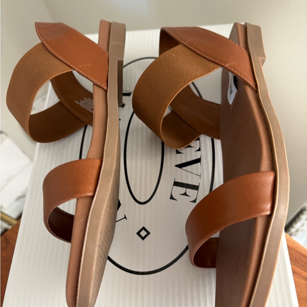Steve Madden Tan Brown Women's Darnell Sandals - Picture 5 of 6